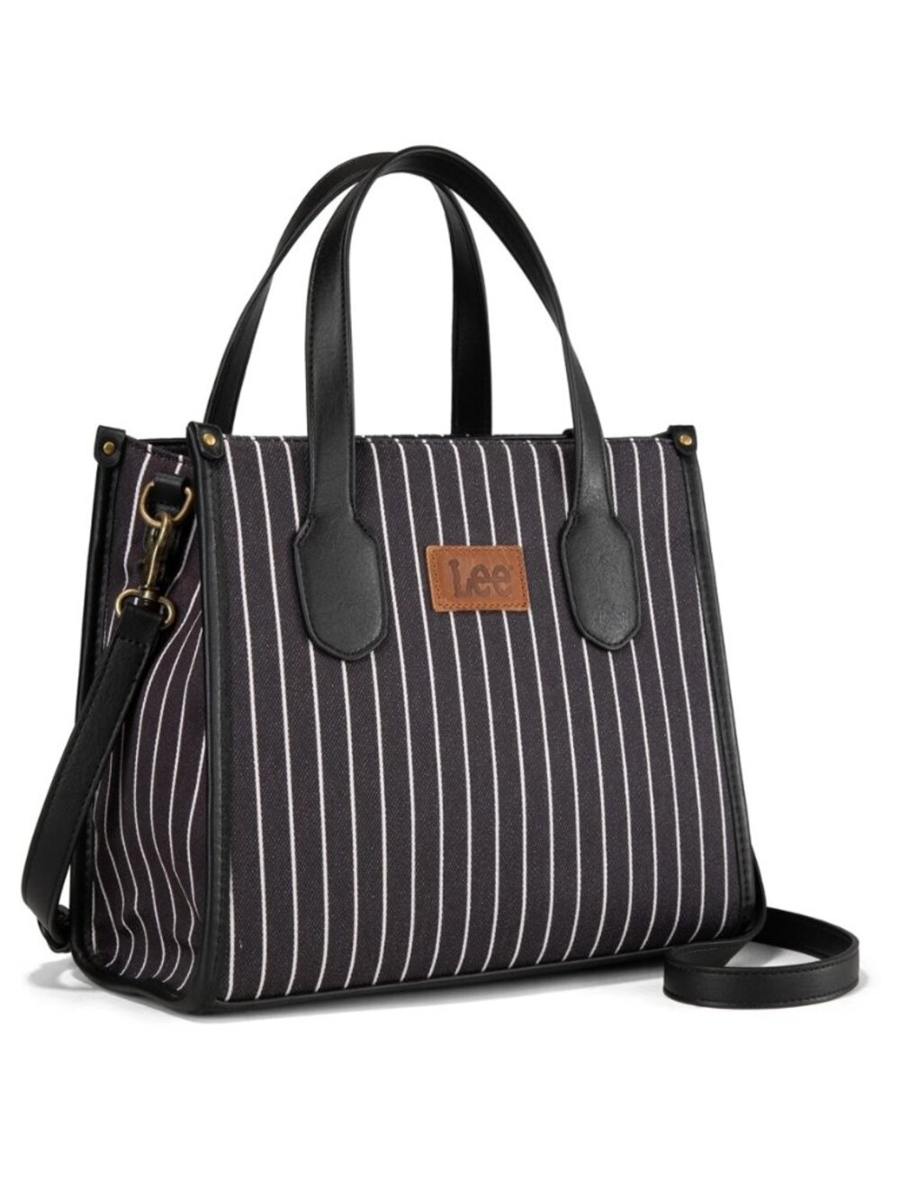 Lee Striped Canvas Tote Bag/Crossbody
